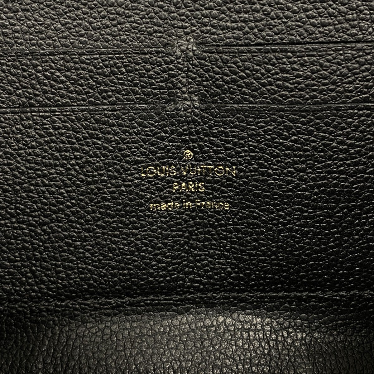 【6gb1244-k】ルイヴィトン 長財布 モノグラム・アンプラント ジッピーウォレット M60571 ノワール【中古】レディース