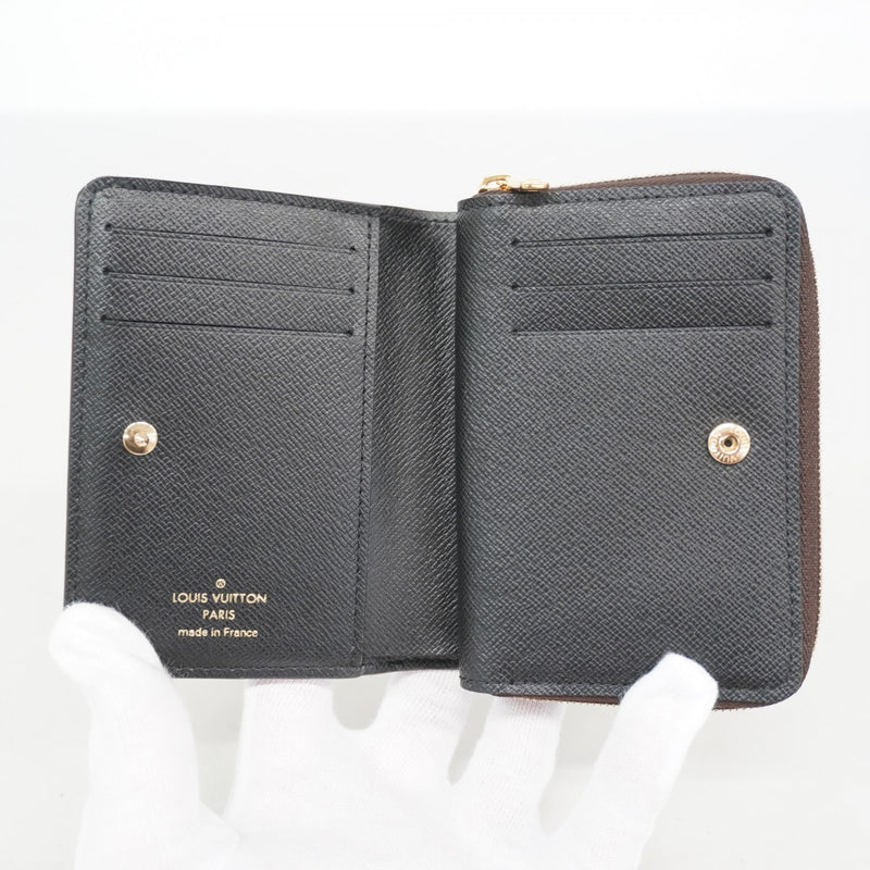 【6gb1251-k】ルイヴィトン 財布 モノグラム・ジャイアント リバース ポルトフォイユルー M81461 ブラウン【中古】レディース