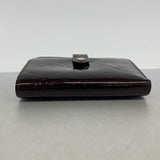 【6gb1262-k】ルイヴィトン 財布 ヴェルニ ポルトフォイユヴィエノワ M93521 アマラント【中古】レディース