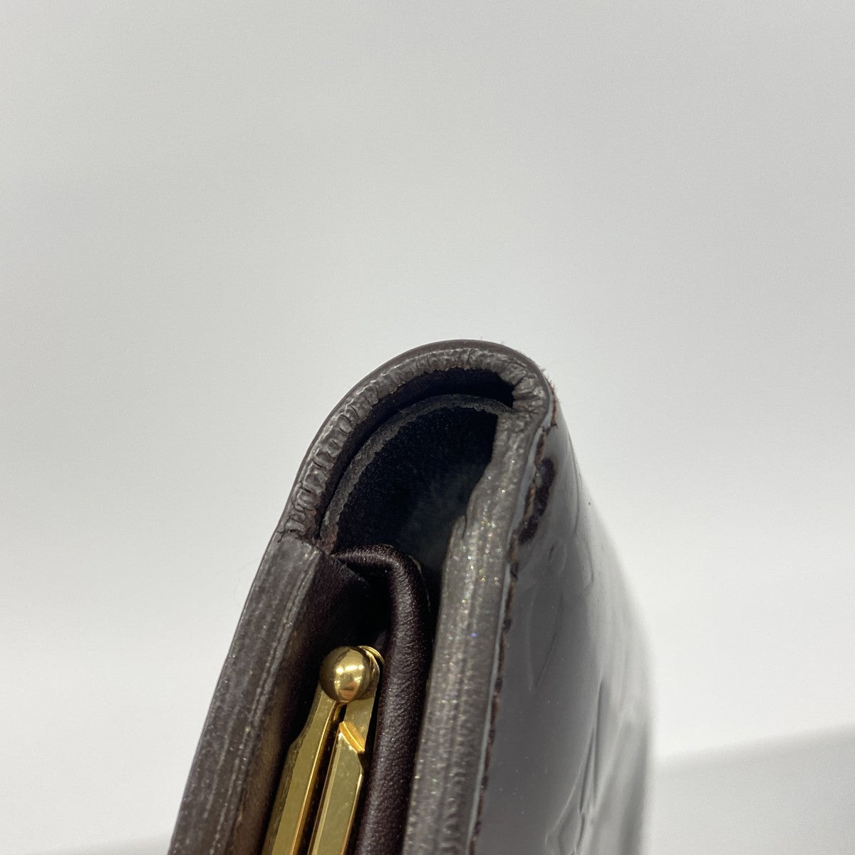 【6gb1262-k】ルイヴィトン 財布 ヴェルニ ポルトフォイユヴィエノワ M93521 アマラント【中古】レディース