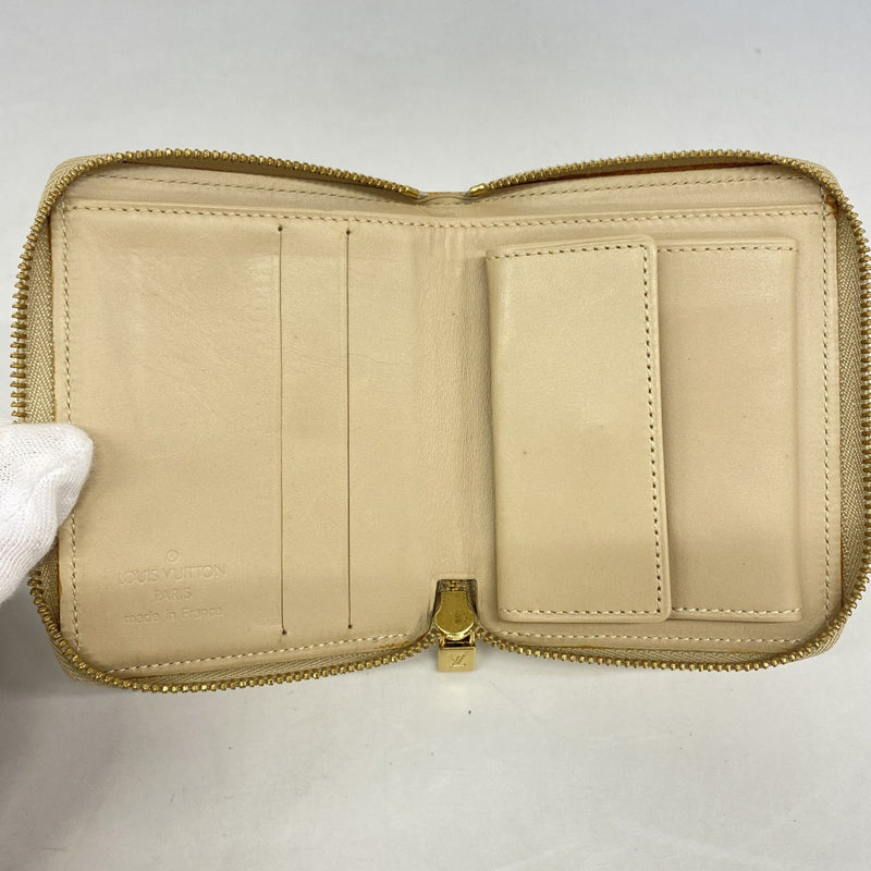 【6gb1263-k】ルイヴィトン 財布 ヴェルニ ブルーム M91015 ベージュ【中古】レディース