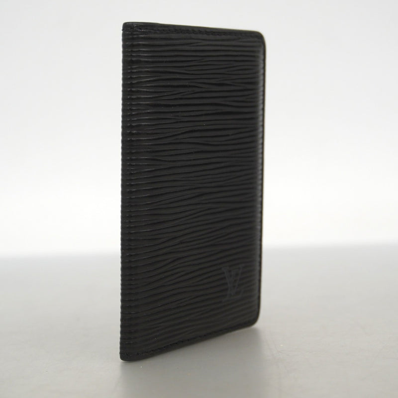 【6gb1321】ルイヴィトン カードケース エピ ポシェットカルトウィジット M56572 ノワール【中古】メンズ レディース ユニセックス