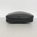 【6gb1324】フェンディ ショルダーバッグ ズッカ PVC レザー ブラック シルバー金具【中古】メンズ