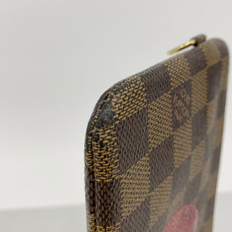 【6gb1340-k】ルイヴィトン 長財布 ダミエ T&B ポルトフォイユコンプリス N61740 エベヌ【中古】レディース