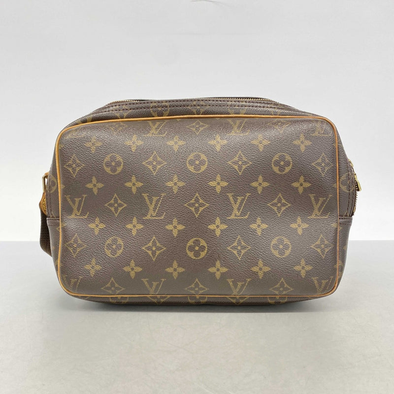【6gb1355】ルイヴィトン ショルダーバッグ モノグラム リポーターPM M45254 ブラウン【中古】レディース