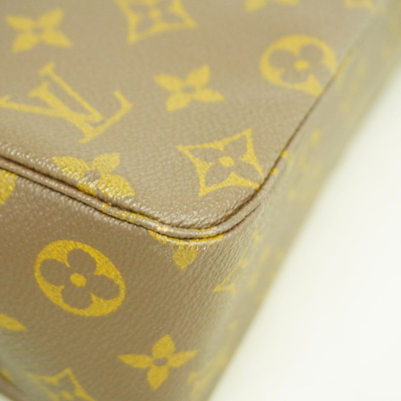 【6gb1378】ルイヴィトン ポーチ モノグラム トゥルーストワレット28 M47522 ブラウン【中古】レディース