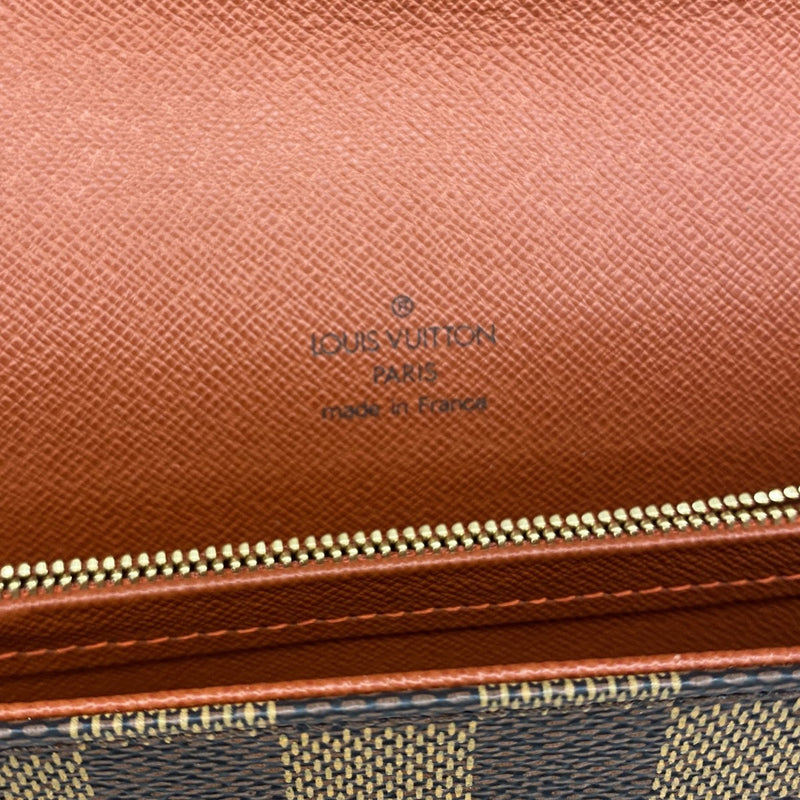 【6gb1407】ルイヴィトン ショルダーバッグ ダミエ トライベッカカレ N51161 エベヌ【中古】レディース