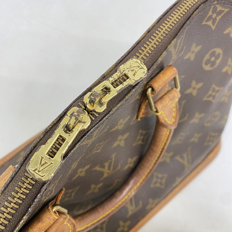 【6gb1454】ルイヴィトン ハンドバッグ モノグラム アルマ M51130 ブラウン【中古】レディース