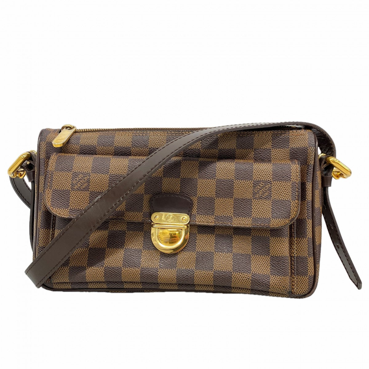 【6gb1459】ルイヴィトン ショルダーバッグ ダミエ ラヴェッロGM N60006 エベヌ【中古】レディース