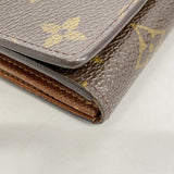 【6gb1461】ルイヴィトン 財布 モノグラム ポルトモネビエトレゾール M61730 ブラウン【中古】レディース