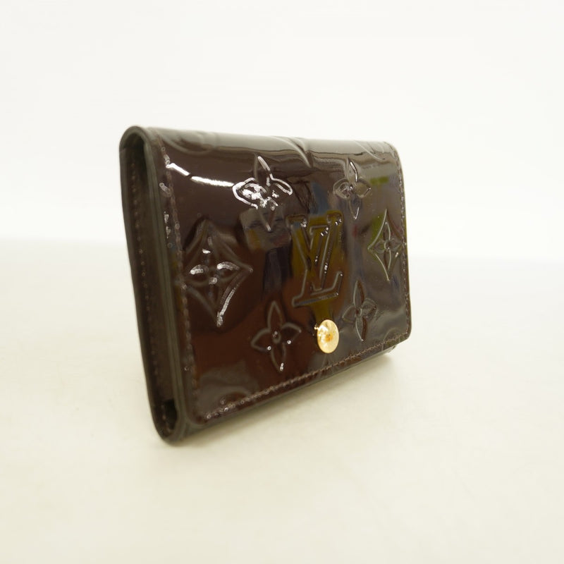 【6gb1483】ルイヴィトン 名刺入れ ヴェルニ アンヴェロップカルトドゥヴィジット M91540 アマラント【中古】レディース