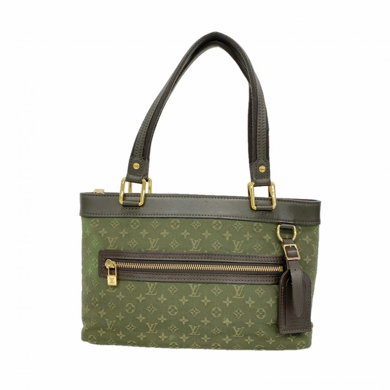 【6gb1512-k】ルイヴィトン ハンドバッグ モノグラム・ミニ ルシーユPM M92682 TSTカーキ【中古】レディース
