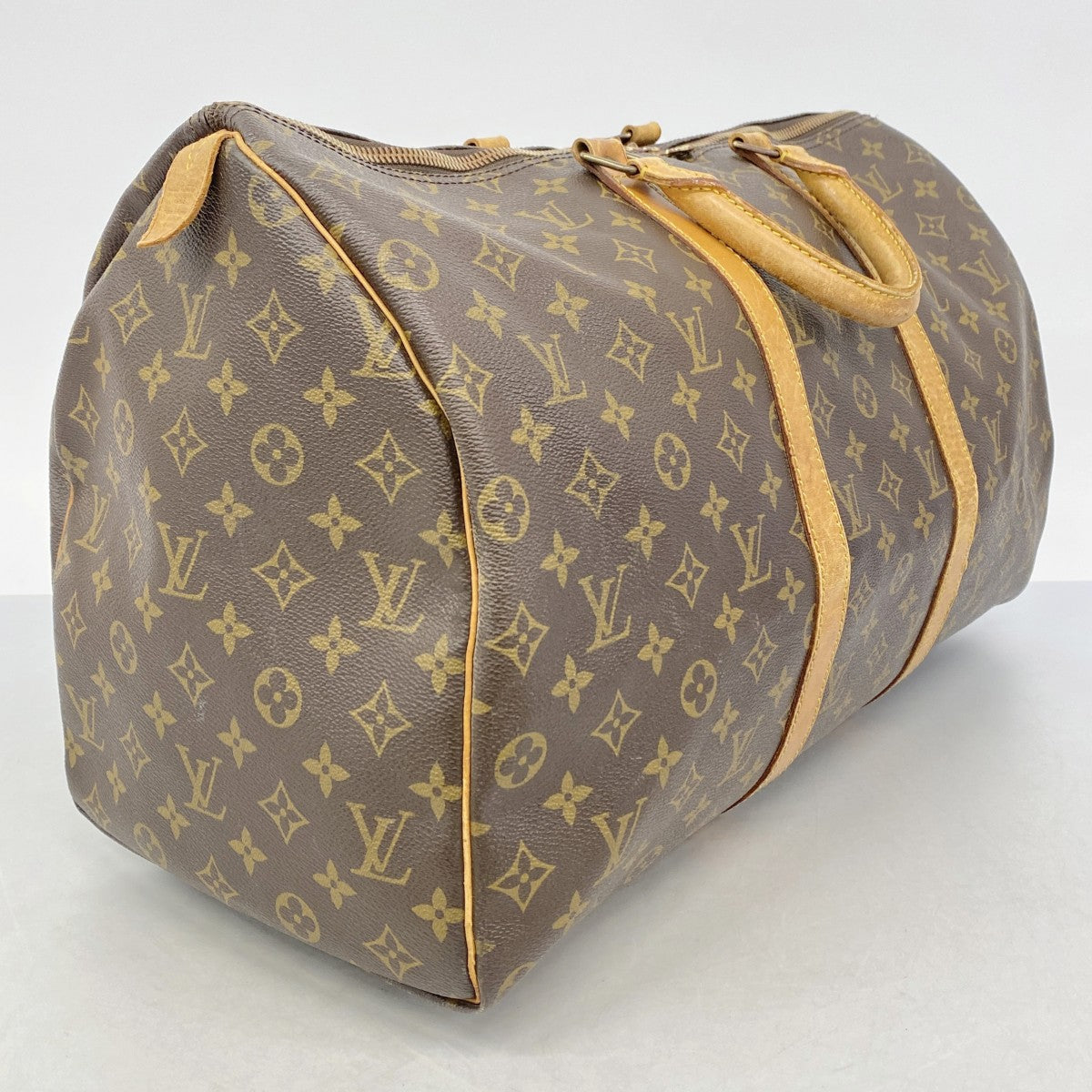 【6gb1537】ルイヴィトン ボストンバッグ モノグラム キーポル50 M41426 ブラウン【中古】メンズ レディース ユニセックス