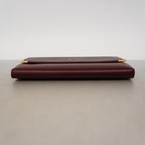 【6gb1543】カルティエ 長財布 マスト レザー ボルドー ゴールド金具【中古】レディース