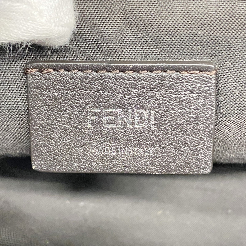 【6gb1592】フェンディ ハンドバッグ ズッカ バイザウェイ レザー ライトブラウン シルバー金具 2wayバッグ【中古】レディース