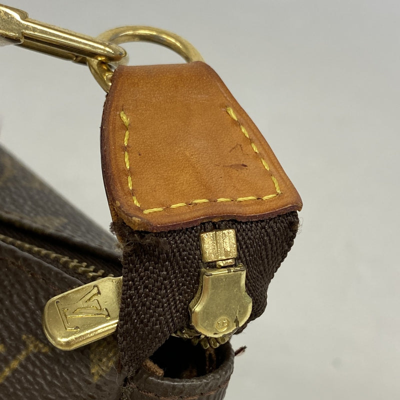 【6gb1600】ルイヴィトン ポーチ モノグラム ポシェットアクセソワール M51980 ブラウン【中古】レディース