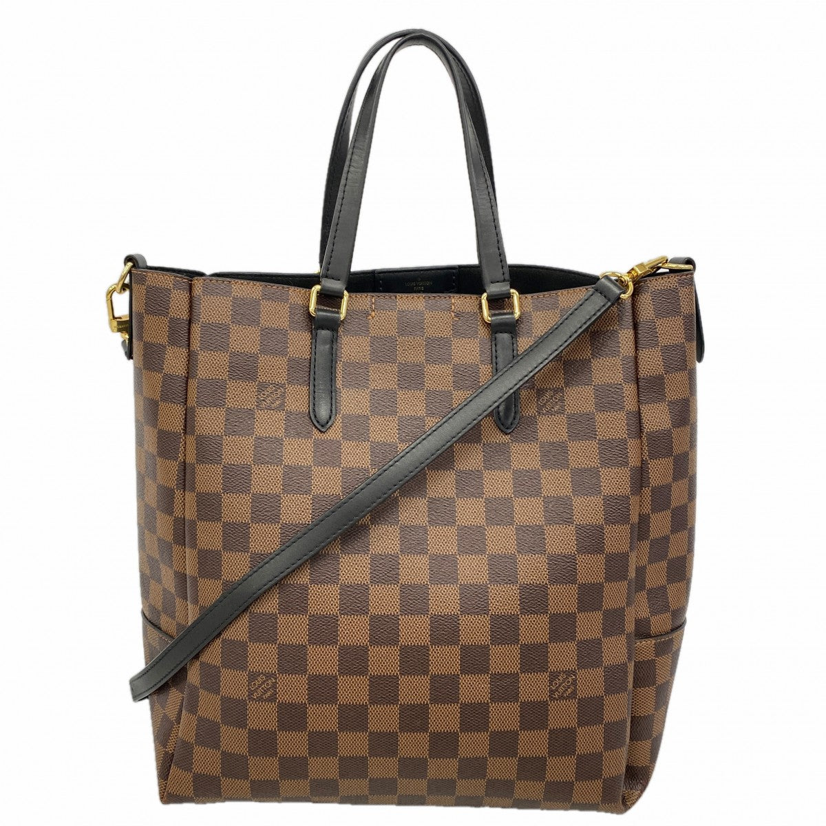 【6gb1676】ルイヴィトン ハンドバッグ ダミエ ベルモントNV MM N60294 エベヌ 2wayバッグ【中古】レディース
