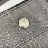 【6gb1706】エルメス トートバッグ フールトゥMM キャンバス グレー シルバー金具【中古】メンズ レディース ユニセックス