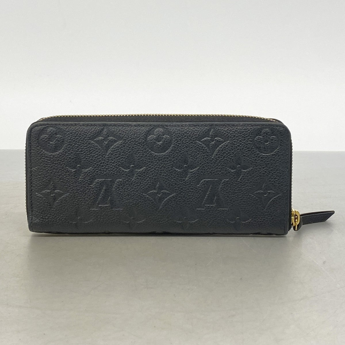 【6gb1735-k】ルイヴィトン 長財布 モノグラム・アンプラント ポルトフォイユ クレマンス M60171 ノワール【中古】レディース