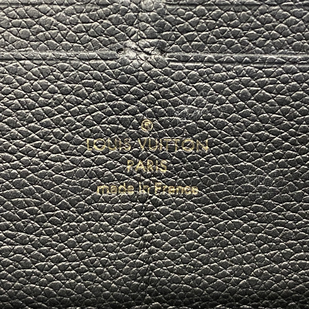 【6gb1735-k】ルイヴィトン 長財布 モノグラム・アンプラント ポルトフォイユ クレマンス M60171 ノワール【中古】レディース