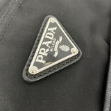 【6gb1756-k】プラダ トートバッグ サフィアーノ ナイロン ブラック シルバー金具【中古】レディース