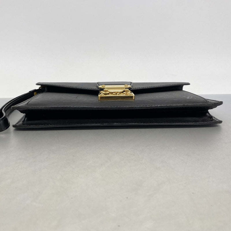 【6gb1809】ルイヴィトン クラッチバッグ エピ セリエドラゴンヌ M52612 ノワール【中古】メンズ