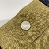 【6gb1814-k】エルメス トートバッグ フールトゥMM キャンバス カーキ シルバー金具【中古】メンズ レディース ユニセックス