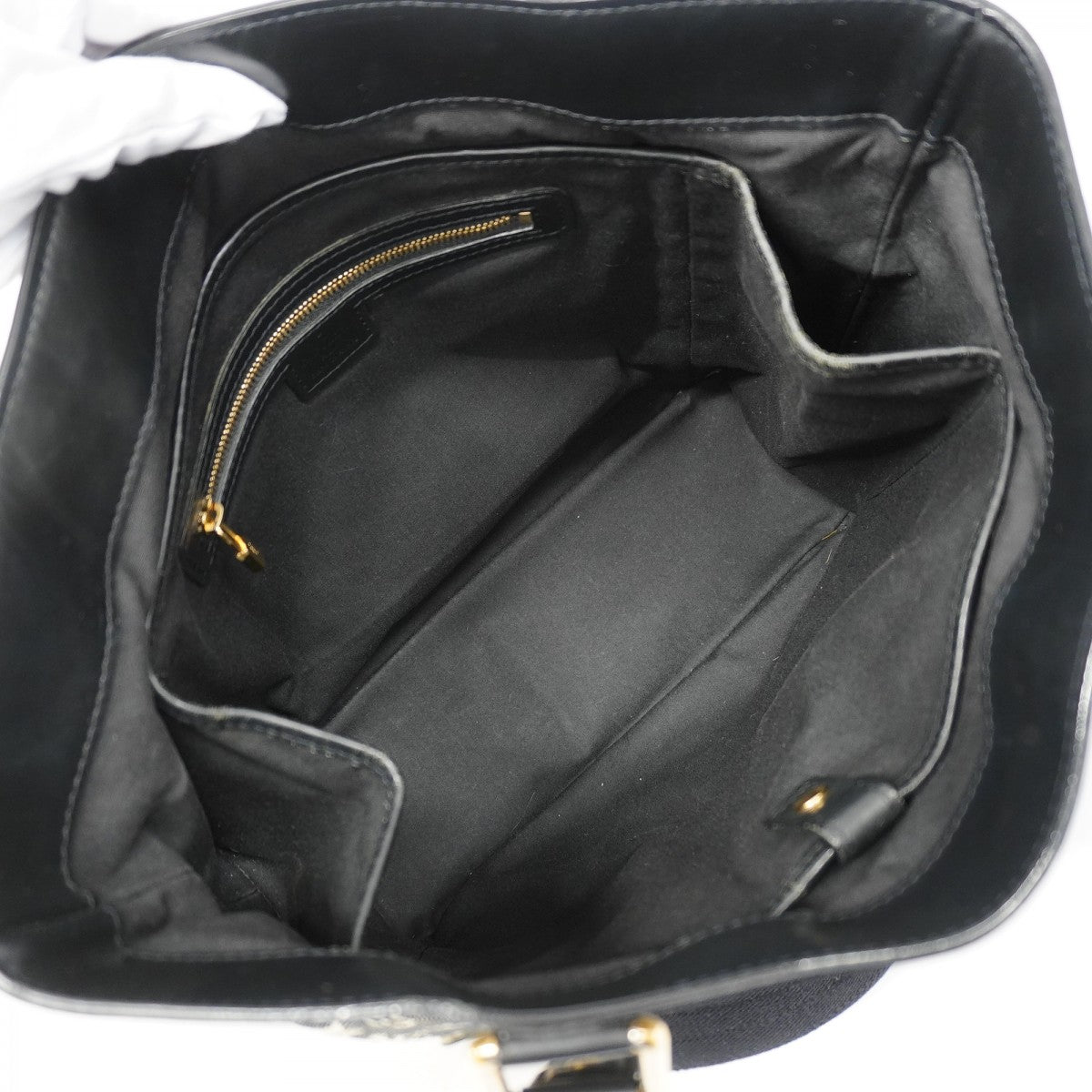 【6gb1824-k】ルイヴィトン トートバッグ モノグラム・ミニ ルシーユGM M92609 ノワール【中古】レディース