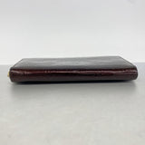 【6gb1865-k】ルイヴィトン 長財布 ヴェルニ ジッピーウォレット M93522 アマラント【中古】レディース