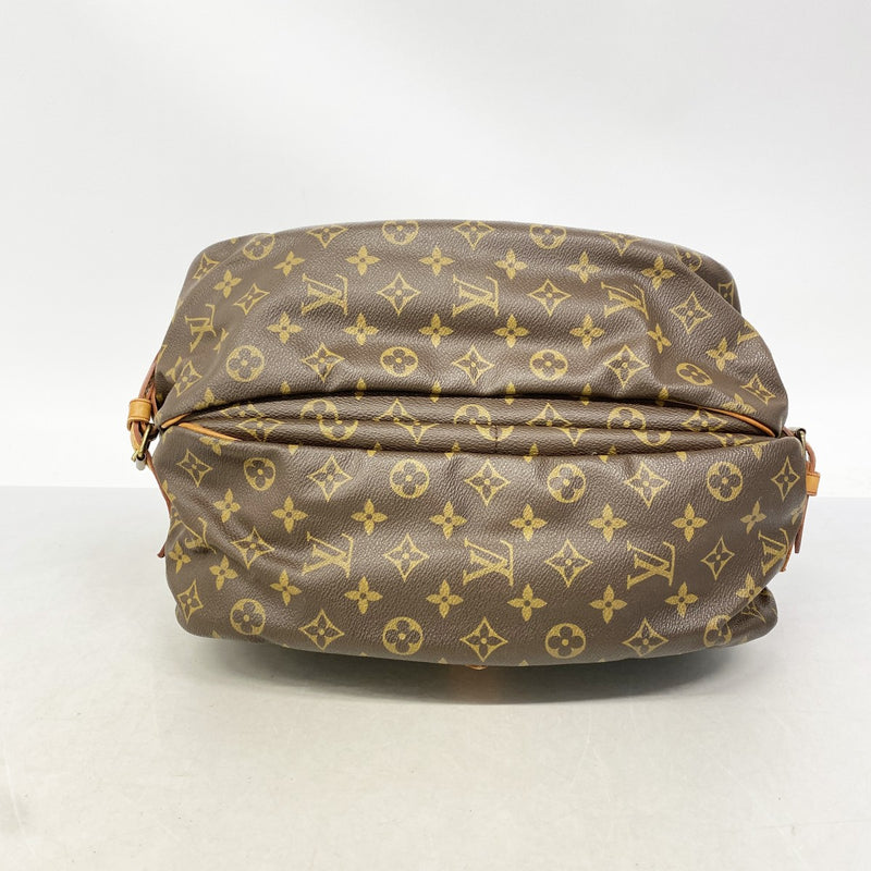 【6gb1943-h】ルイヴィトン ショルダーバッグ モノグラム ソミュール35 M42254 ブラウン【中古】レディース