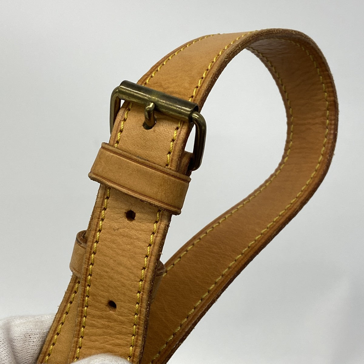 【6gb1943-h】ルイヴィトン ショルダーバッグ モノグラム ソミュール35 M42254 ブラウン【中古】レディース