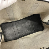 【6gb1958】エルメス トートバッグ ガーデンパーティPM トワルアッシュ ブラック シルバー金具 □J刻印【中古】レディース
