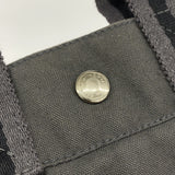 【6gb2007-k】エルメス ハンドバッグ フールトゥPM キャンバス グレー シルバー金具【中古】メンズ レディース ユニセックス