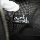 【6gb2022】エルメス トートバッグ エールラインMM キャンバス グレー シルバー金具【中古】メンズ レディース ユニセックス