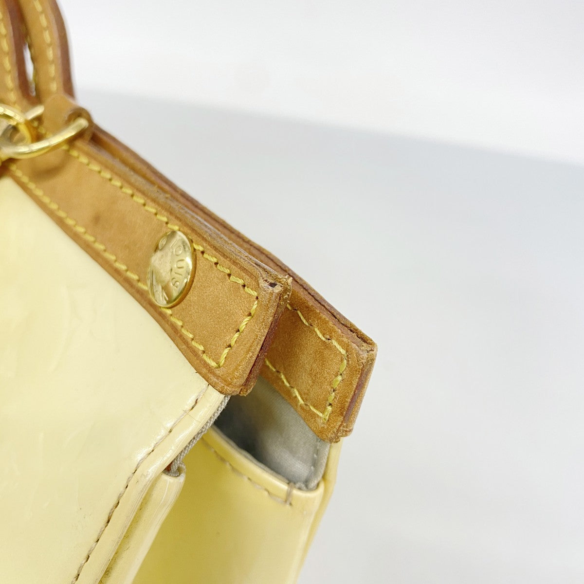 【6gb2029】ルイヴィトン ハンドバッグ ヴェルニ ロクスバリードライブ M91374 ペルル 2wayバッグ【中古】レディース