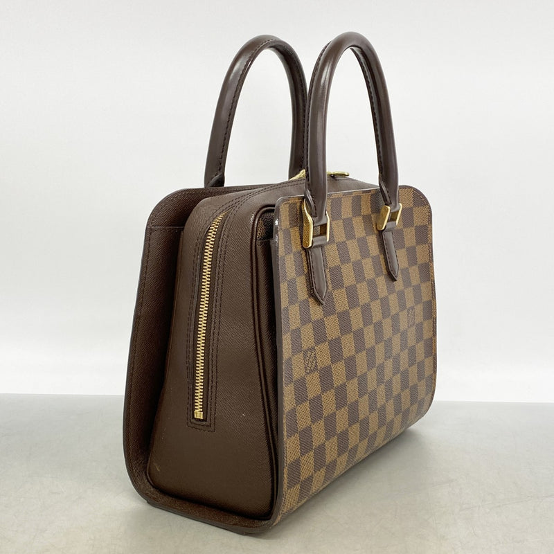 【6gb2113】ルイヴィトン ハンドバッグ ダミエ トリアナ N51155 エベヌ【中古】レディース