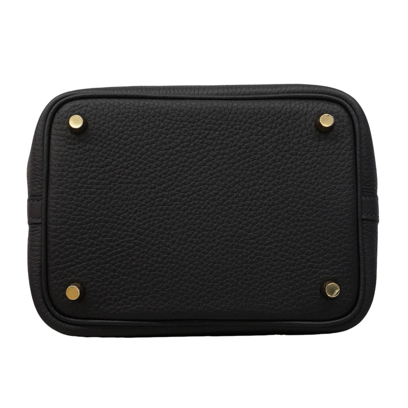 【6gb2151】エルメス ハンドバッグ ピコタンロックPM トリヨンクレマンス キャバン ゴールド金具 K刻印【中古】レディース