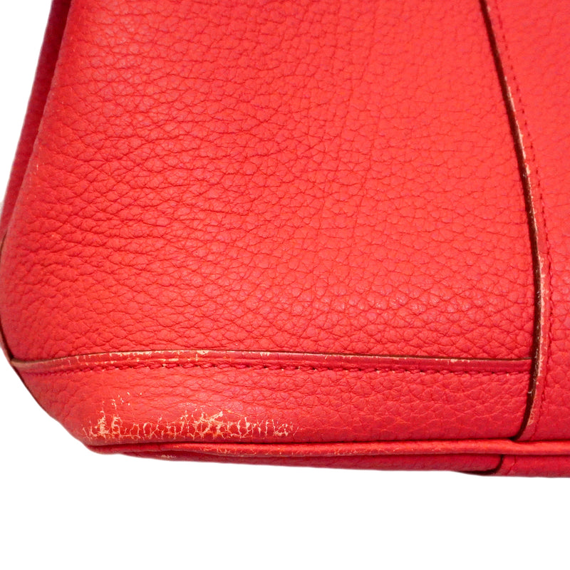 【6gb2153】エルメス トートバッグ ガーデンパーティTPM ネゴンダ ローズエクストリーム シルバー金具 T刻印【中古】レディース