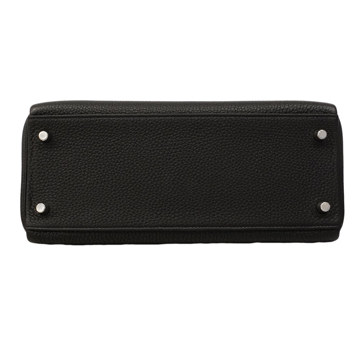【6gb2168-g】エルメス ハンドバッグ ケリー28 トゴ ブラック シルバー金具 D刻印 2wayバッグ【中古】レディース