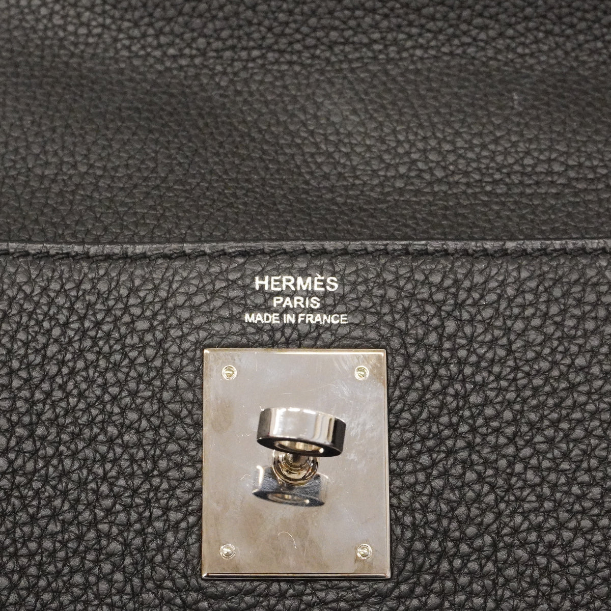 【6gb2168-g】エルメス ハンドバッグ ケリー28 トゴ ブラック シルバー金具 D刻印 2wayバッグ【中古】レディース