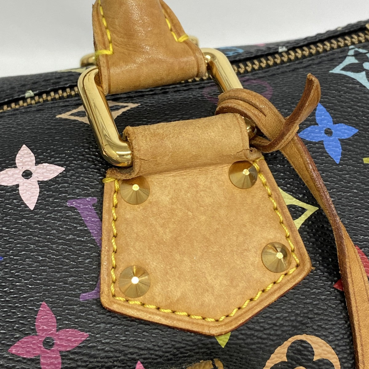 【6gb2174】ルイヴィトン ハンドバッグ モノグラム・マルチカラー スピーディ30 M92642 ノワール【中古】レディース
