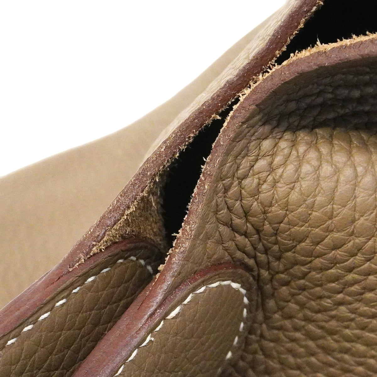 【6gb2181】エルメス ハンドバッグ ピコタンロックGM トリヨンクレマンス エトゥープ ゴールド金具 A刻印【中古】レディース