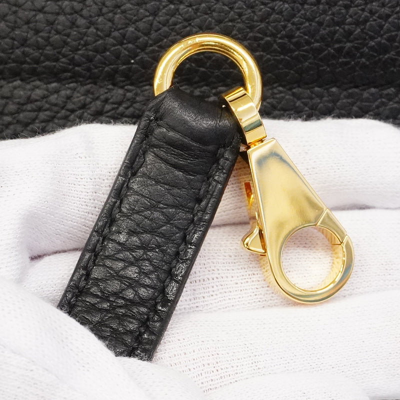 【6gb2186-h】エルメス ハンドバッグ ボリード31 トリヨンクレマンス ブラック ゴールド金具 D刻印【中古】レディース