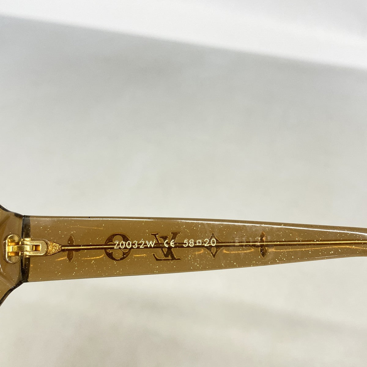 【6gb2194】ルイヴィトン サングラス オプセシオンロン Z0032W ブラウン ゴールド【中古】レディース