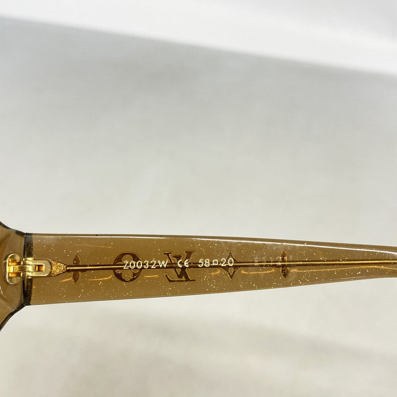 【6gb2194】ルイヴィトン サングラス オプセシオンロン Z0032W ブラウン ゴールド【中古】レディース
