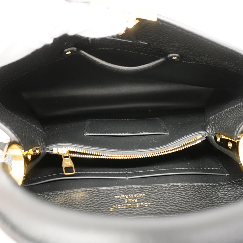 【6gb2214】ルイヴィトン ハンドバッグ トリヨン カプシーヌMM M24727 ブラック 2wayバッグ【中古】レディース