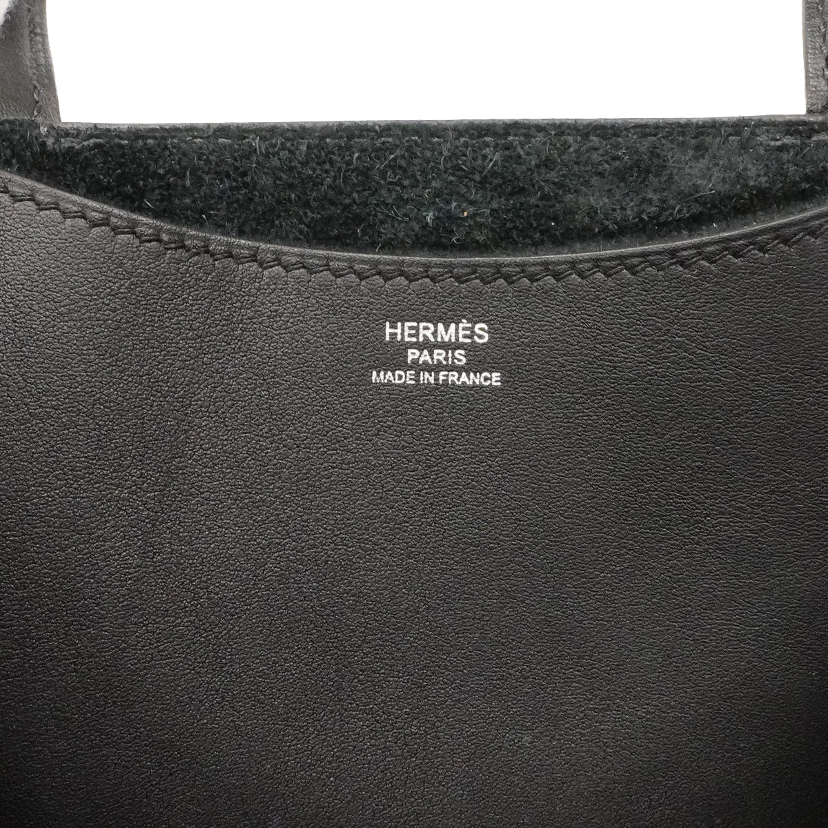 【6gb2220】エルメス ハンドバッグ インザループ23 トリヨンクレマンス ブラック シルバー金具 B刻印【中古】レディース