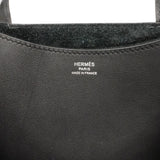 【6gb2220】エルメス ハンドバッグ インザループ23 トリヨンクレマンス ブラック シルバー金具 B刻印【中古】レディース