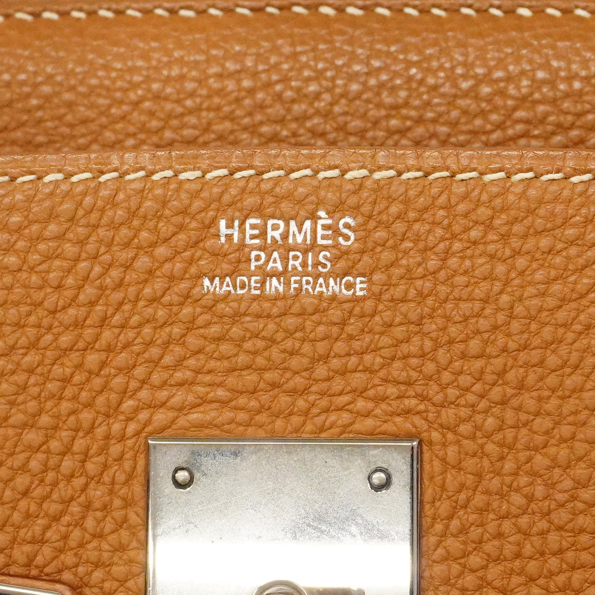 【6gb2222】エルメス ハンドバッグ バーキン30 トゴ ゴールド シルバー金具 □H刻印【中古】レディース