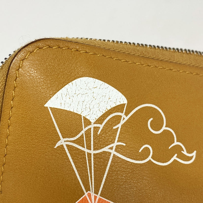 【6gb2256】エルメス ポーチ カレポケットロング スイフト キャラメル シルバー金具 Z刻印【中古】メンズ レディース ユニセックス